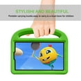 thumbnail image 4 of Allytech Kids Case for Samsung Galaxy Tab A7 Lite 2021(8.7 inch), SM-T220/SM-T225 Cover for Children, Slim Shockproof Handle Kickstand Children Friendly Case with Screen Protector for T220, Green, 4 of 7