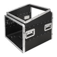 thumbnail image 4 of Sound Town Lightweight and Compact 8U ATA ABS Rack Case, with Slant Mixer Top, Casters, 21" Depth, 10U Top and 8U Side Spaces (STMR-A10X8UW), 4 of 8