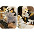 thumbnail image 6 of GENEMA 32cm/12inch Stuffed Cotton Plush Cat Doll Super Soft Realistic Kitty Doll Toy, 6 of 17