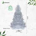 thumbnail image 2 of Árbol de Navidad Armable, 180 cm de Altura, Apariencia Frondosa, Máxima Estabilidad blanco, 2 of 5