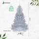 thumbnail image 2 of Árbol de Navidad Armable, 180 cm de Altura, Apariencia Frondosa, Máxima Estabilidad blanco, 2 of 5