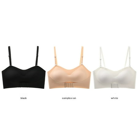 

PATLOLLAV Womens Bra Wire Free Underwear Onepiece Bra Wrap Chest without Steel Ring Bras