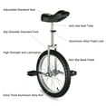 thumbnail image 3 of Yescom 18 In Wheel Outdoor Unicycle Skid-proof Tire Fitness Bicycle Balance Training for Adults Teenagers Kids, Silver, 3 of 8