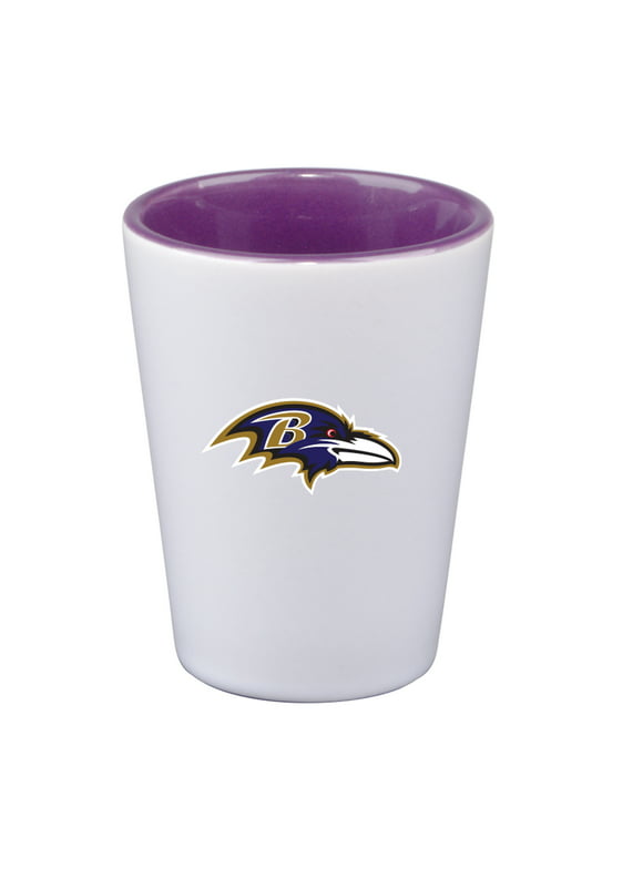 Baltimore Ravens 2oz. Inner Color Ceramic Cup