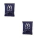thumbnail image 1 of Kearding Bolsa de almacenamiento de zapatos con cordón, plegable, portátil, no tejida, bolsa de viaje gruesa, bolsa para artículos diversos, azul oscuro medio 2piezas Kearding CBP001608, 1 of 5