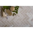 thumbnail image 5 of 5 pack Beige 12-in x 13-in Polished Natural Stone Marble Herringbone Patterned Floor and Wall Tile (5.29 sq ft/case), 5 of 5