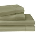 thumbnail image 2 of 1200-Thread Count 100% Egyptian Cotton Exquisite Solid Sheet Set with Deep Pockets Sage / Full, 2 of 3