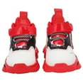 thumbnail image 3 of Kids Sneakers, Anti Collision Toe  Stable Foot Shape Soft Lightweight Kids Athletic Sneakers  For Autumn For Spring White,Black, 3 of 8