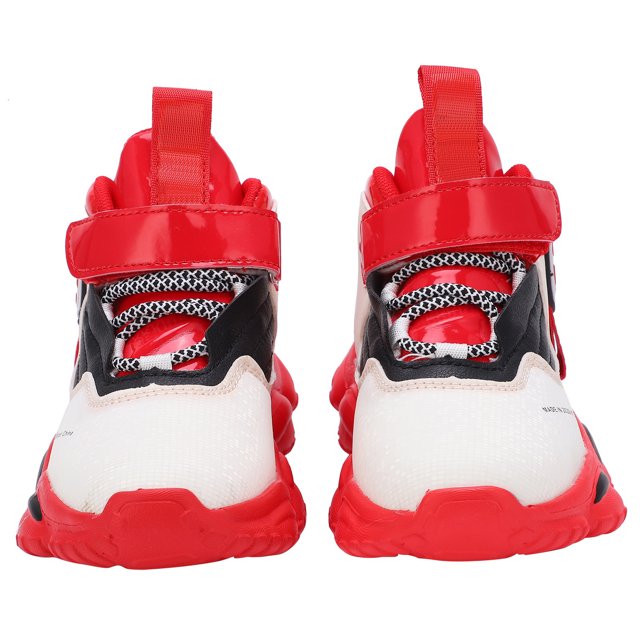 Kids Sneakers, Anti Collision Toe Stable Foot Shape Soft Lightweight Kids Athletic Sneakers For Autumn For Spring White,Black