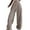 Khaki, variant on Lmnyox Wide Leg Pants for Women Flowy High Waist Lounge Pants with Pocket Fashion Casual Palazzo Pants