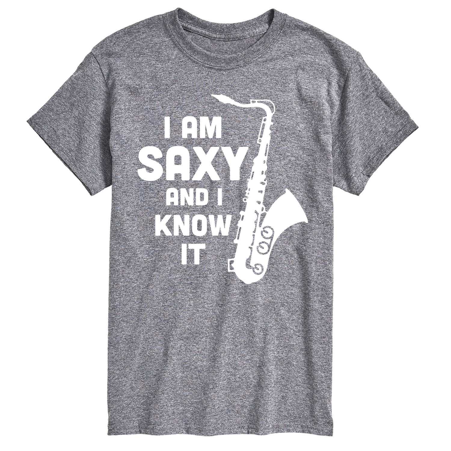 Instant Message - Saxy And I Know It - Men's Short Sleeve Graphic T ...