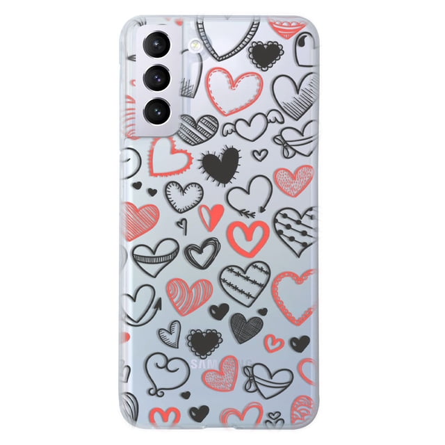 Funda Antigolpes InstaCase para Galaxy S21 Plus Corazones Uso Rudo