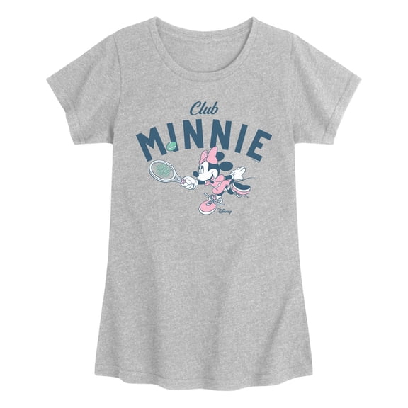 Disney - Club Minnie - Youth Girls Fitted Short Sleeve T-Shirt
