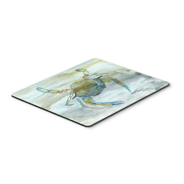 Blue Crab 2 Watercolor Mouse Pad Hot Pad or Trivet