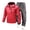 Dark Gray, variant on Turilly Mens Outfits 2 Piece Hooded Windbreaker Jacket Cargo Pants Set Water Resistant Utility Tracksuit With Drawstring