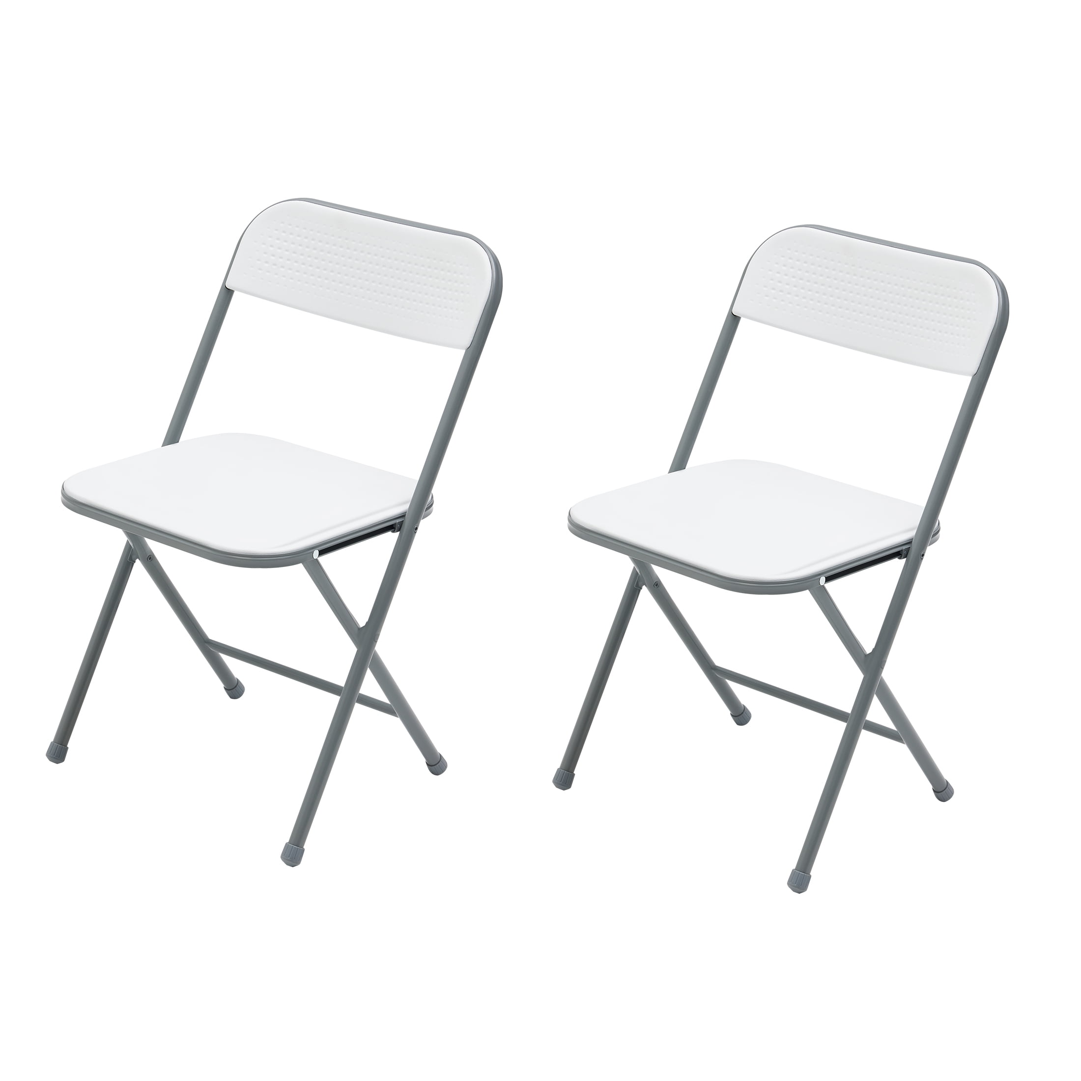 (5 pack) Mainstays Banquet Resin Folding Chair, White (Set of 2)