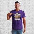thumbnail image 2 of Minnesota Football "I Bleed Purple and Gold - GO Minnesota!" Purple T-Shirt, 2 of 5