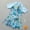 Sky Blue, variant on Girls Athletic Skirted One Piece Swimsuit with Boyshorts Bottoms Modest Princess Bathing Suit for Toddler and Big Girls Training Wear