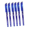 thumbnail image 3 of 24 bolígrafos de tinta borrables que hacen que los errores desaparezcan, bolígrafos azules borrables para la oficina, la escuela, el hogar, azul cristal, 3 of 15