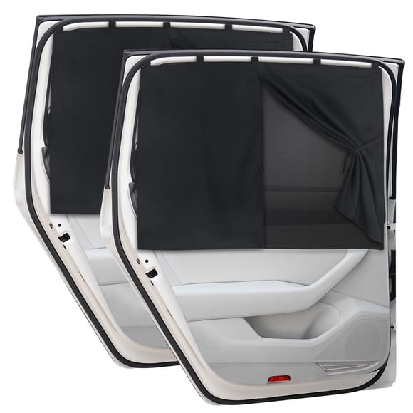 Persianas para ventanas de coche DIZA100 magnéticas de doble capa, 2 unidades