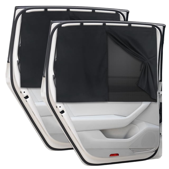 Persianas para ventanas de coche DIZA100 magnéticas de doble capa, 2 unidades