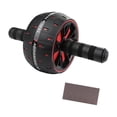thumbnail image 1 of S SERENABLE Rouleau Abdominal Roue Noyau Entraînement Musculaire Professionnel Polyvalent Rouleau Abdominal Noir Rouge, 1 of 9