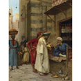 thumbnail image 2 of Arthur Von Ferraris 20x24 Gold Ornate Framed and Double Matted Museum Art Print Titled - Driving a Bargain, Cairo&nbsp; (1890), 2 of 4