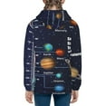 thumbnail image 4 of Kll Unisex Kids Boys Girls Hooded Pocket Pullover Hoodies-Solar System, 4 of 9