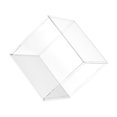 thumbnail image 1 of yingyy Clear Display Case Collection Showcase Container Dustproof Acrylic Display Stand For Figure Storage Solution Clear 20x20x20cm, 1 of 6