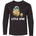 thumbnail image 3 of Inktastic Little Spud Potato Father and Child Long Sleeve Youth T-Shirt, 3 of 5