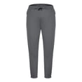 thumbnail image 4 of PNTUTB Men's Casual Solid Color Fleece Warm Elastic Waist Drawstring Loose Comfort Cuff Leg Long Pants with Pockets, 4 of 6