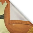thumbnail image 3 of Ambesonne Harvest Kitchen Curtains, Mushrooms Pumpkins, 55"x45", Pale Yellow Orange Red, 3 of 3