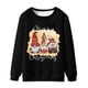 thumbnail image 2 of Sudaderas sin capucha para hombre, estilo casual, a la moda, con cuello redondo, estampado, de manga larga, blusas de manga larga y cuello redondo, blusas de poliéster para hombre, 2 of 5