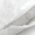 thumbnail image 3 of Cheer Collection Set of 2 Hollow Fiber Filled Couch Pillows, 26" x 26" - White, 3 of 4