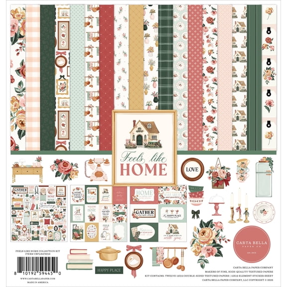 Carta Bella Collection Kit 12"x12" - Feels Like Home