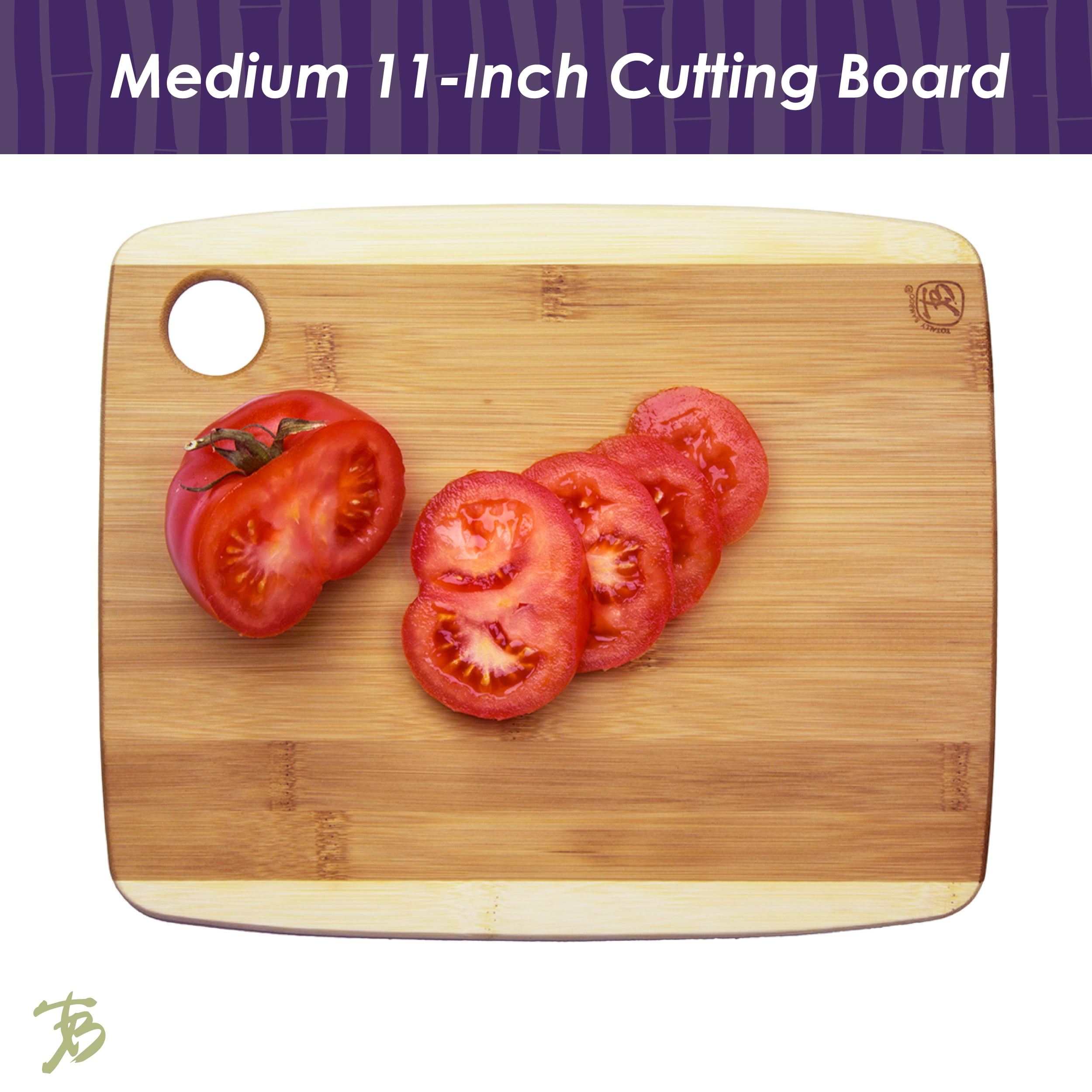 Totally Bamboo 2 Piece Bamboo Cutting Board Set