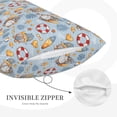 thumbnail image 5 of Bixox Summer Time With Gnome Printed Pillow Protector,Super Soft Ideal for Home,Guests,Rentals - 20"x30", 5 of 8