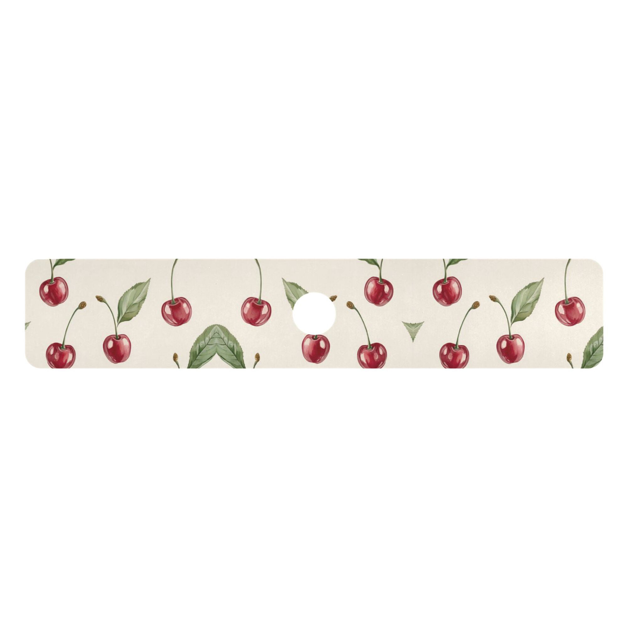 Yayeee Faucet Mat for Kitchen Sink 30" Diatomite Long Splash Guard Pad, Beige Cherry