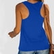 thumbnail image 4 of Camiseta Sin Mangas Para Mujer Moda Cuello Redondo Sin Mangas Estampado Casual Blusa Odeerbi ODB153107, 4 of 7