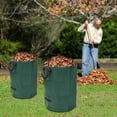 thumbnail image 5 of 2 Pack 80 Gal Reusable Yard Waste Bags for Yard Garden Lawn to Loading Leaf Tras, 5 of 24