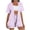 Z1-Purple-frostluinai 2 piece set women, variant on Frostluinai Women's Plus Size 2 Piece Outfits Striped Print Open Front Short Sleeve Kimono and Shorts Set with Pocket Travel Vacation Light Blue XXL