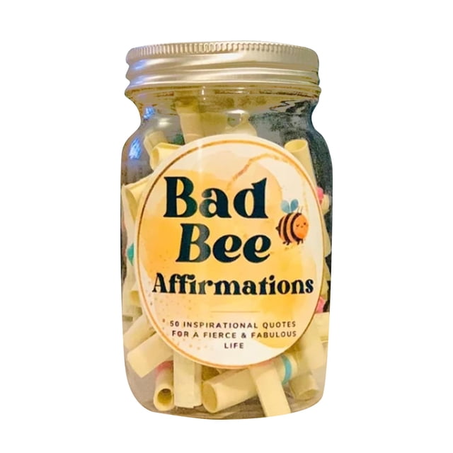 ¡Oferta caliente! Tarro de Bad Bitch con frases positivas para, 56 frases motivacionales y positivas, tarro de frases positivas para emociones y sentimientos, 6 estilos de motivación