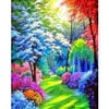 (TENVOLTS)Colorful forest 5D DIY Diamond Painting Kits Resin Full Round