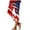 Red, variant on 4th of July Leggings for Women USA Patriotic American Flag 3D Graphic Capri High Waisted Lightweight Stretch Workout Capris