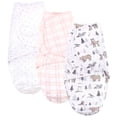 thumbnail image 1 of Hudson Baby - Envoltura Acolchada De Algodón Unisex Para Bebé, Paquete De 3, Bosque De Invierno, 0-3 Meses, 1 of 1