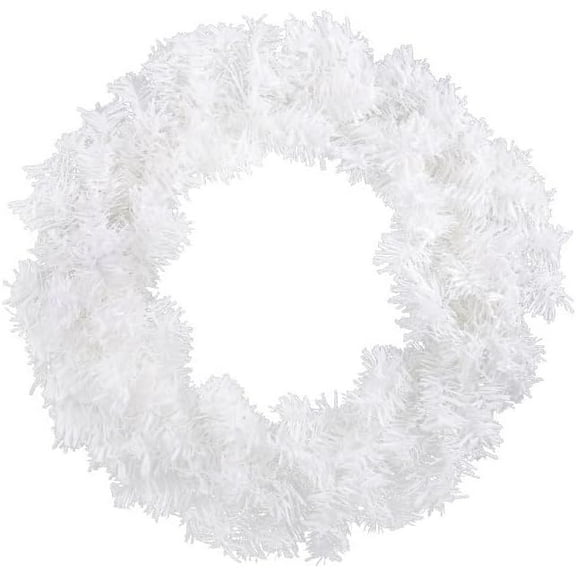 Christmas White Wreath for Front Door Christmas Door Wreath, Festive Holiday Decor Faux Sakura Winter Frosted Flower Wreath for Indoor Christmas and Wedding Decor 12Inch /30cm