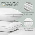 thumbnail image 6 of Standard Size Pillows Set of 2-20 x 26 Bed Pillows for , Hotel Collection Pillows Good for Side and Back S per, 6 of 6