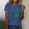 thumbnail image 2 of Mujeres Manga Corta de Verano Tops Impreso Sudadera Casual, Cuello Redondo Blusa Ligera para la Primavera Y el Verano, 2 of 4