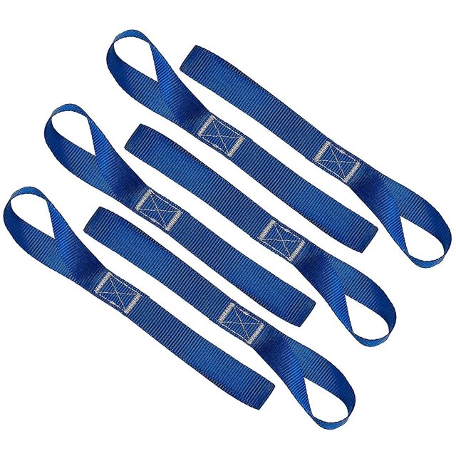 Correas de sujeción suaves de 6 piezas, bucles compatibles con la seguridad de motocicletas, scooters, motos de cross, equipos de césped y jardín
