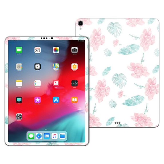 MightySkins APIPP1218-Paper Flowers Skin for Apple iPad Pro 12.9 in. 2018 - Paper Flowers